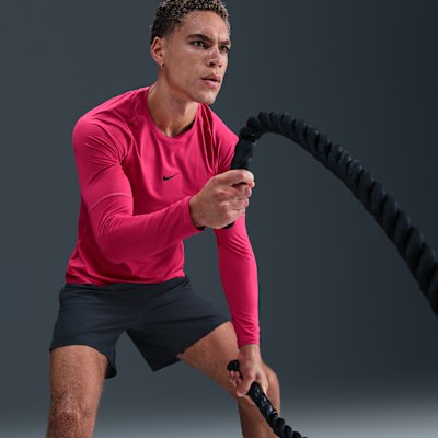 Nike Pro Men's Dri-FIT Slim Long-Sleeve Fitness Top. Nike.com